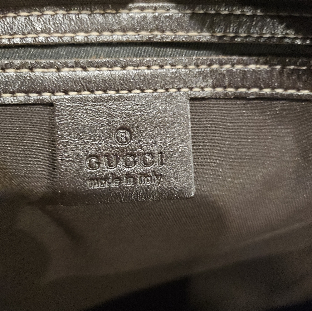 Almost New Authentic Gucci Work Bag - image 8